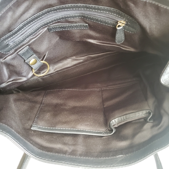 Rocha John Rocha Black Leather Handbag - Picture 2 of 11